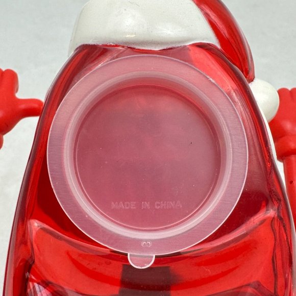 Pair of Santa Clause Candy Fillable Mantle Sitter Bendy Legs & Arms Figures - Picture 5 of 6